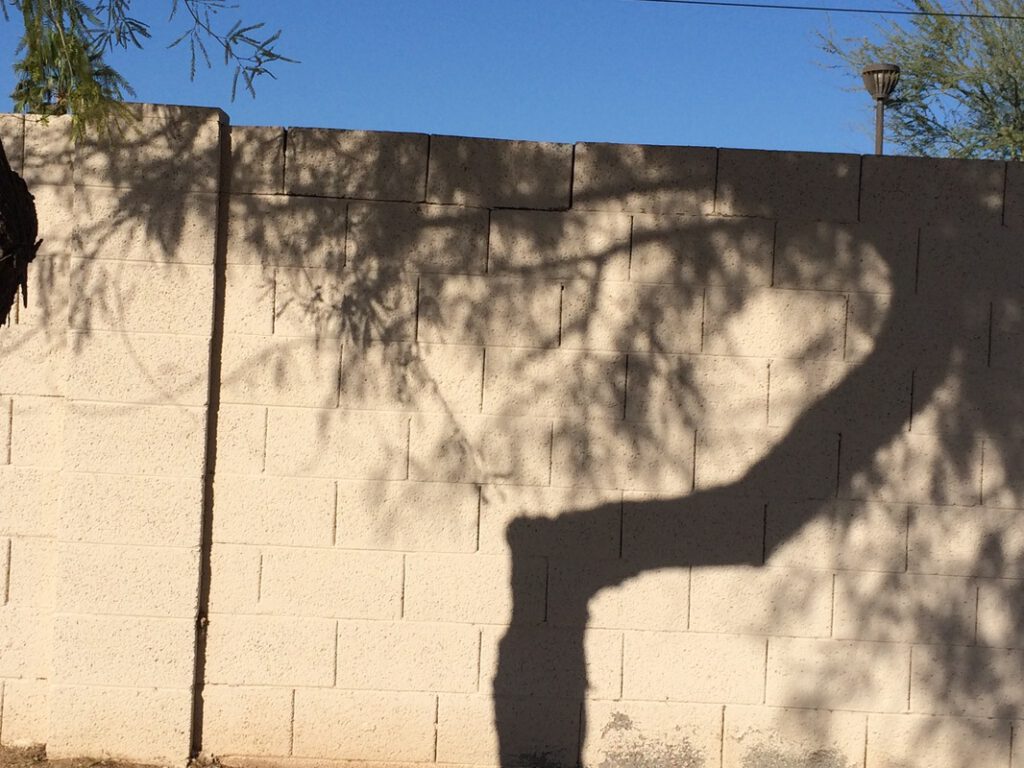 Wall corking required - loose concrete blocks