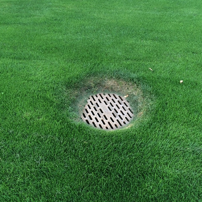 Recessed drainage cover